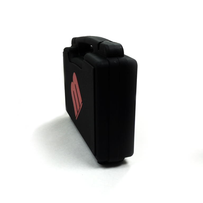 Side view of the Carrying case for the MagnetoSpeed V3 Ballistic Chronograph Kit